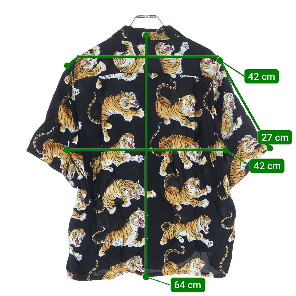 WACKO MARIA(ワコマリア) TIM LEHI HAWAIIAN SHIRTS ティム リーハイ ハワイアン 半袖シャツ ブラック