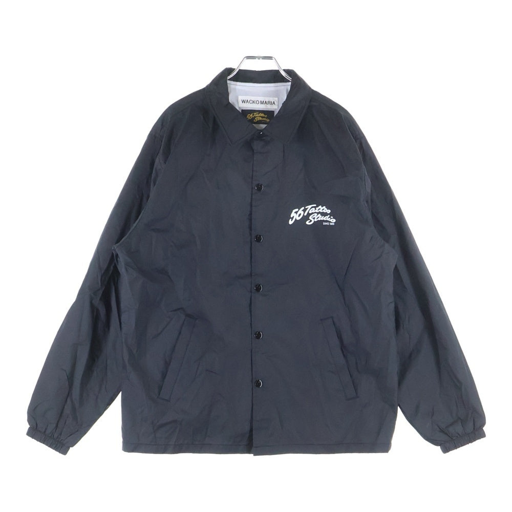WACKO MARIA(ワコマリア) ×56TATTOO STUDIO COACH JACKET コーチジャケット ブラック
