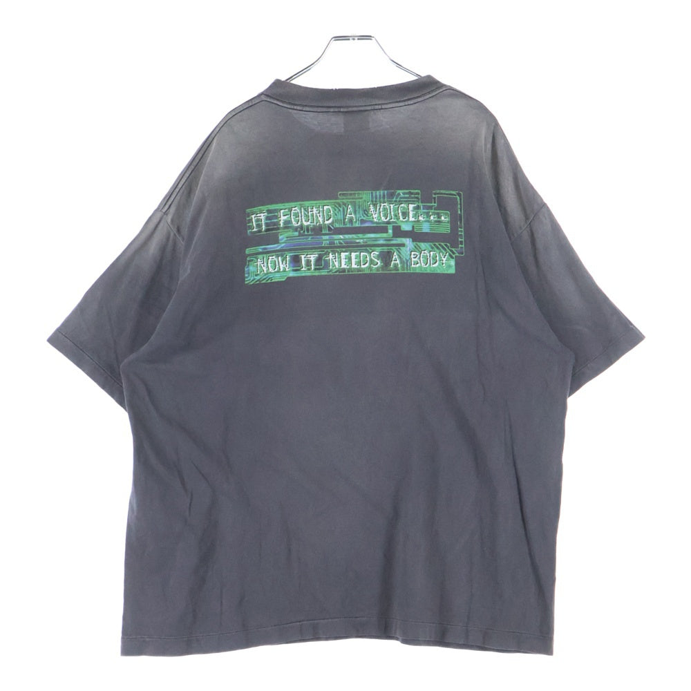SAINT MICHAEL(セントマイケル) 24AW GITS GS_SS TEE 攻殻機動隊 ゴーストインザシェルプリント半袖Tシャツ カットソー グレー SM-YS1-0000-C31