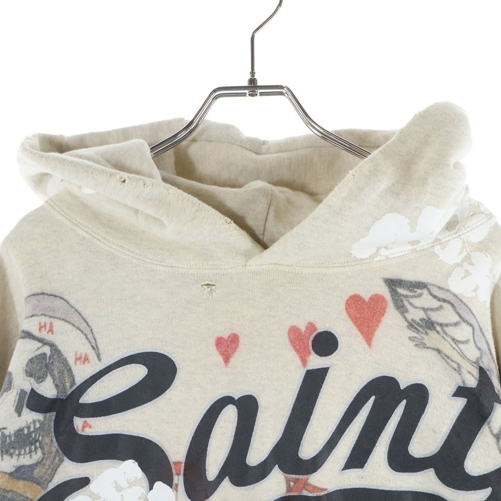 SAINT MICHAEL(セントマイケル) ×DENIM TEARS HOODIE GREENAFFITTI