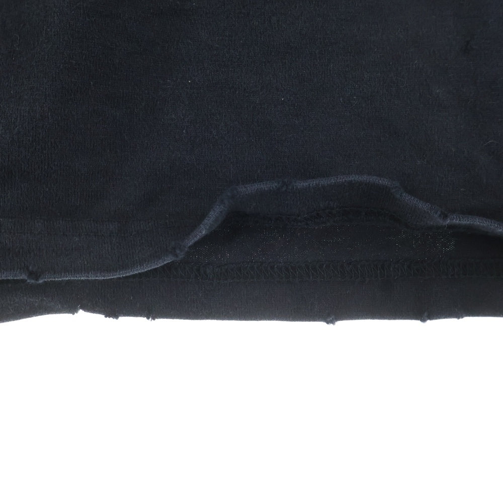 mastermind JAPAN(マスターマインドジャパン) ×Betty Boop ベティブープ ボクシーフィット オーバーサイズ プリント長袖Tシャツ カットソー ブラック MW25C15-TS208