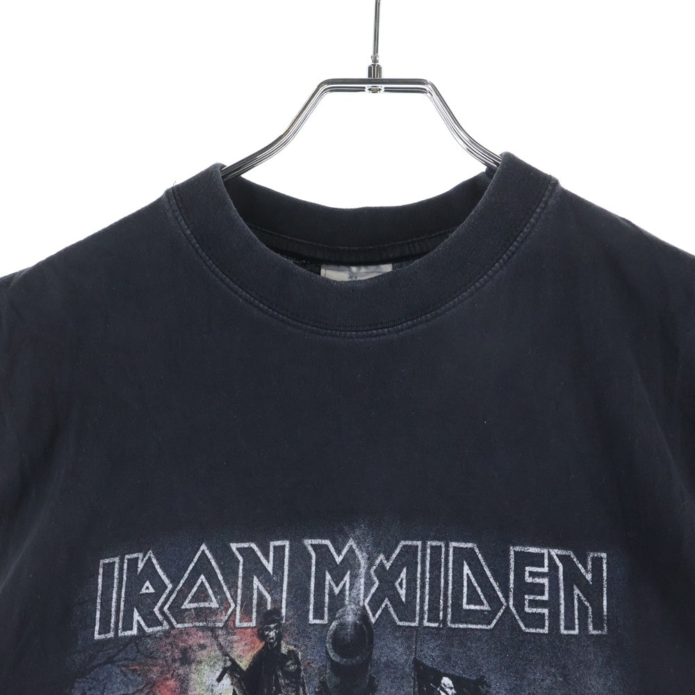 VINTAGE(ヴィンテージ) 00s VINTAGE IRON MAIDEN JAPAN TOUR TEE アイアンメイデン ジャパンツアー半袖プリント 袖切り Tシャツ カットソー ブラック