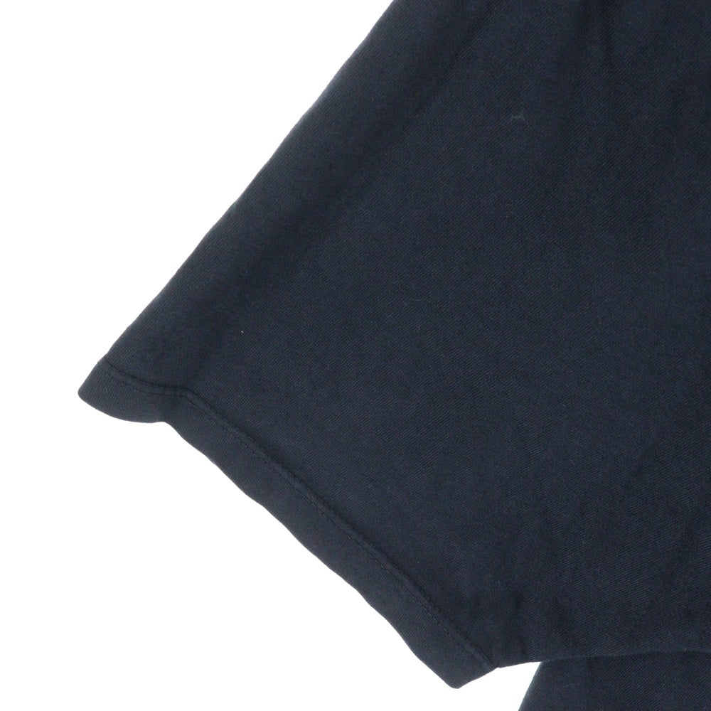 RHUDE(ルード) DAMEGE LOGO PRINT TEE ダメージ加工 ロゴプリント半袖Tシャツ カットソー ブラック