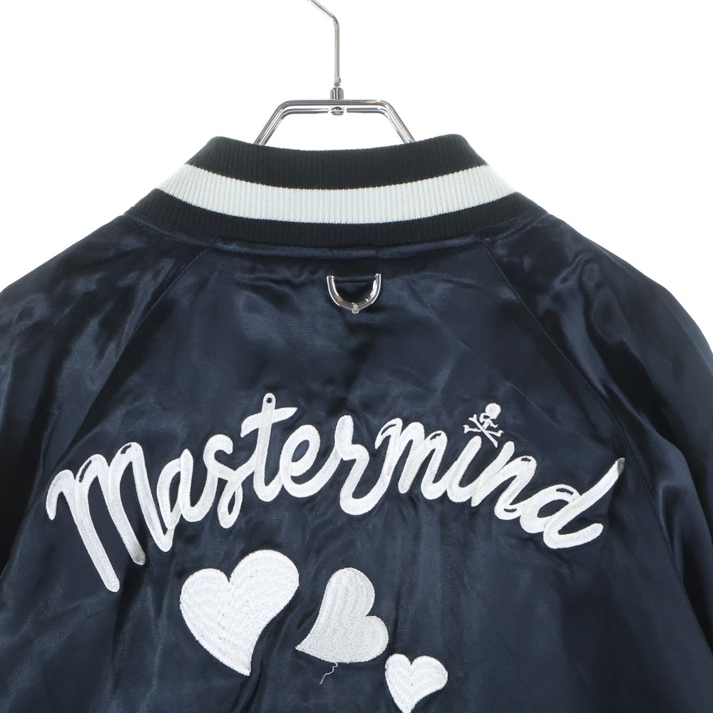 mastermind JAPAN(マスターマインドジャパン) ×Betty Boop SOUVENIR JACKET ベティブープ スーベニアジャケット スカジャン ブルゾン ブラック MW25C15-BL100