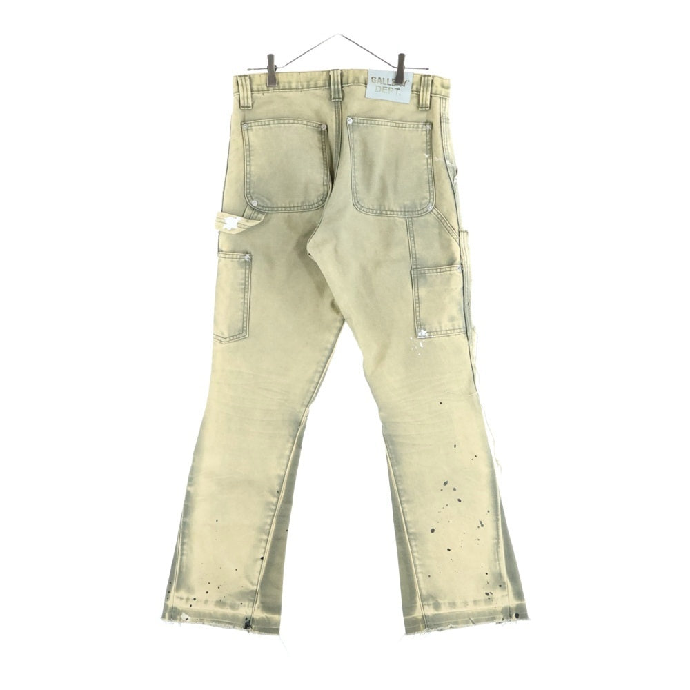 GALLERY DEPT.(ギャラリーデプト) LE BAR DE MUSIC FLARE ダメージ加工 フレアカーペンターパンツ インディゴ カーキ