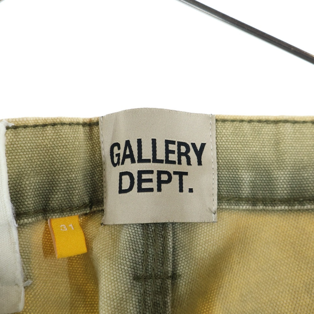 GALLERY DEPT.(ギャラリーデプト) LE BAR DE MUSIC FLARE ダメージ加工 フレアカーペンターパンツ インディゴ カーキ