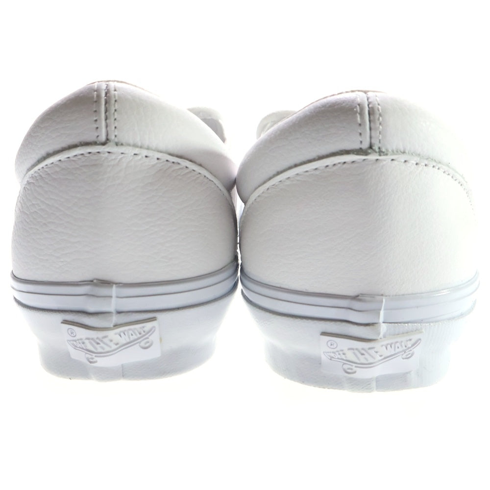 VANS(ヴァンズ) SLIP-ON REISSUE 98 LX LEATHER スリッポン レザー ローカットスニーカー ホワイト