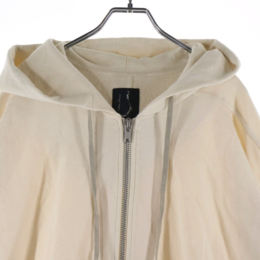 Rick Owens(リックオウエンス) 24SS ×Champion Jumbo Jason Hoodie チャンピオン ジップアップスウェットパーカー フーディー ベージュ CM01D0463-CHFE