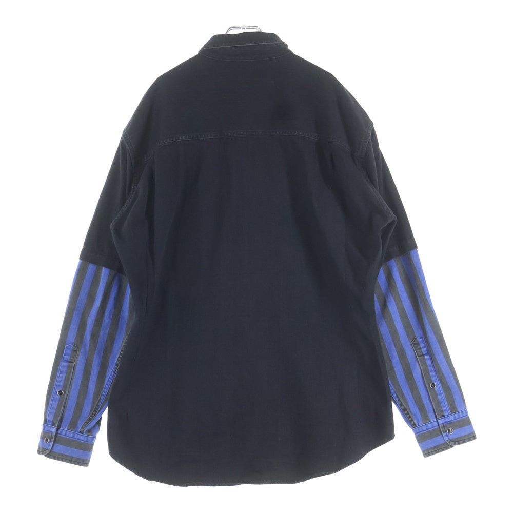 BALENCIAGA(バレンシアガ) 18AW Double Sleeve Shirt レイヤード長袖