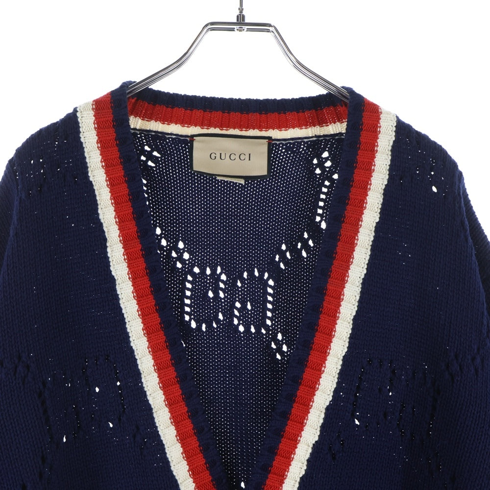 GUCCI(グッチ) Wool Knit Cardigan GGロゴ ウールニットカーディガン  