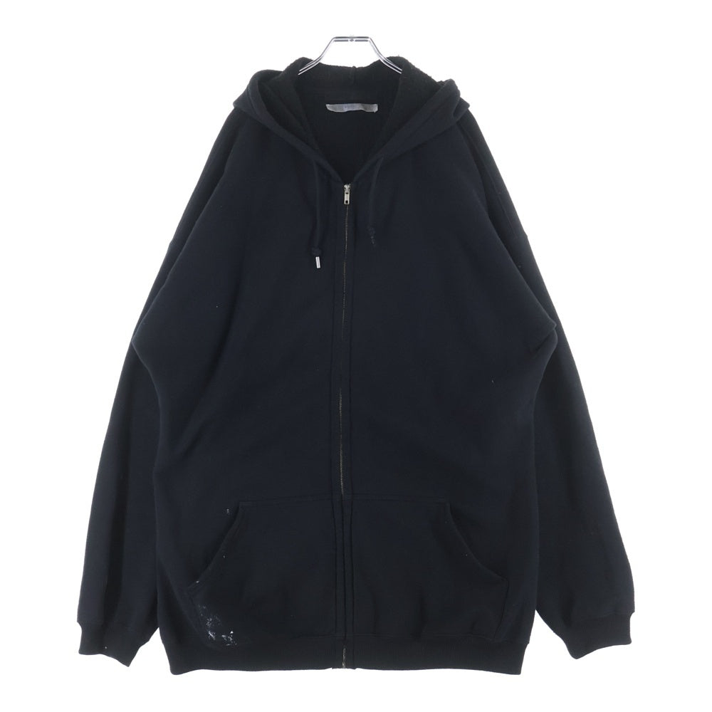 1017 ALYX 9SM(アリクス) Zip Up Hoodie ロゴ刺繍 ジップアップスウェットパーカー フーディー ブラック