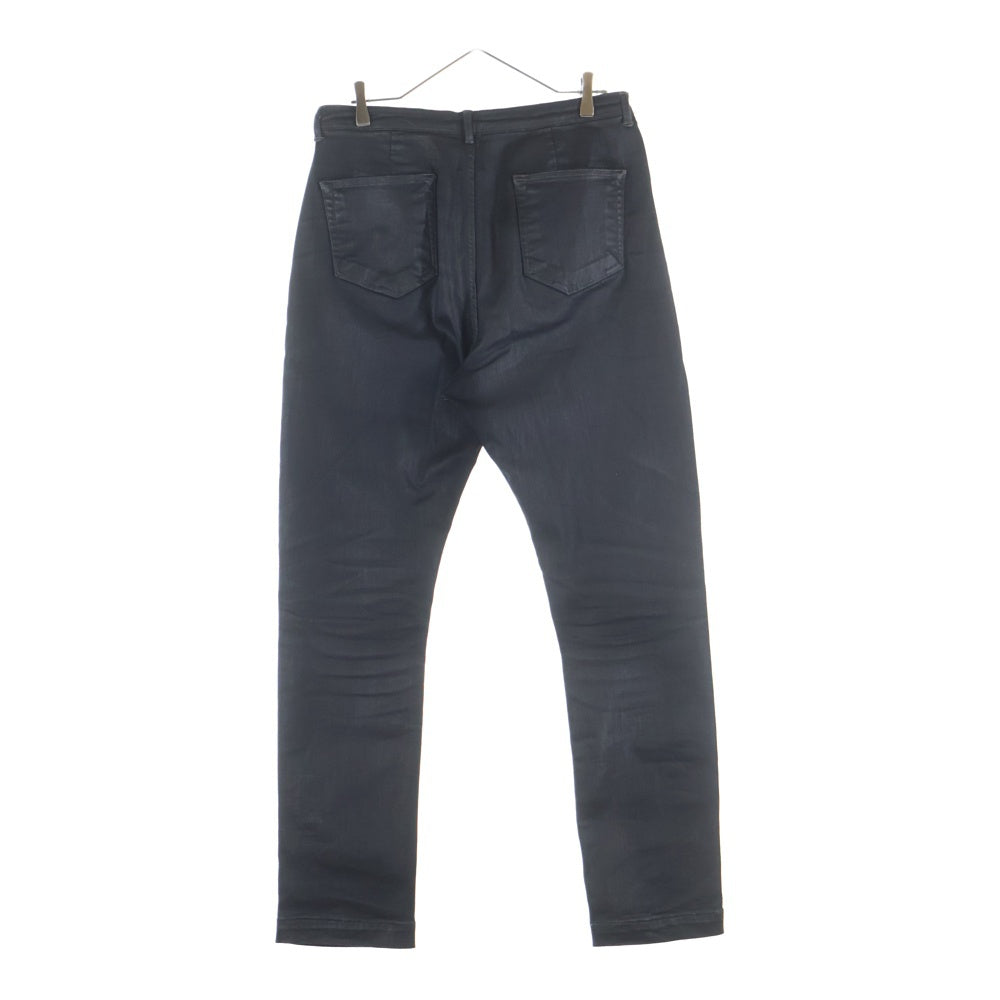 Rick Owens(リックオウエンス) 24SS Denim Geth Jeans ゲスジーンズ コーティングデニムパンツ ブラック RR01D3333-SBW