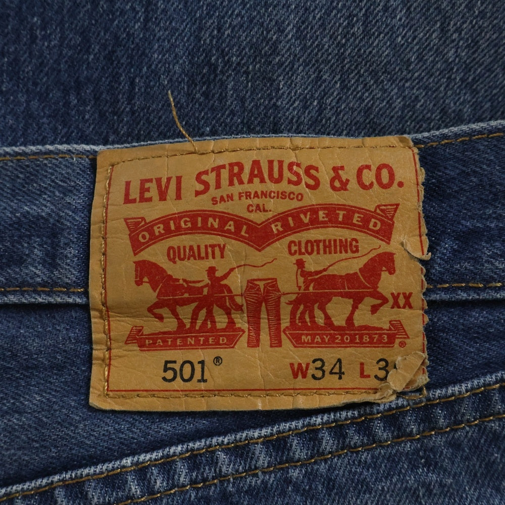 Levi's(リーバイス) 501 裏ボタン4996 ストレートデニムパンツ