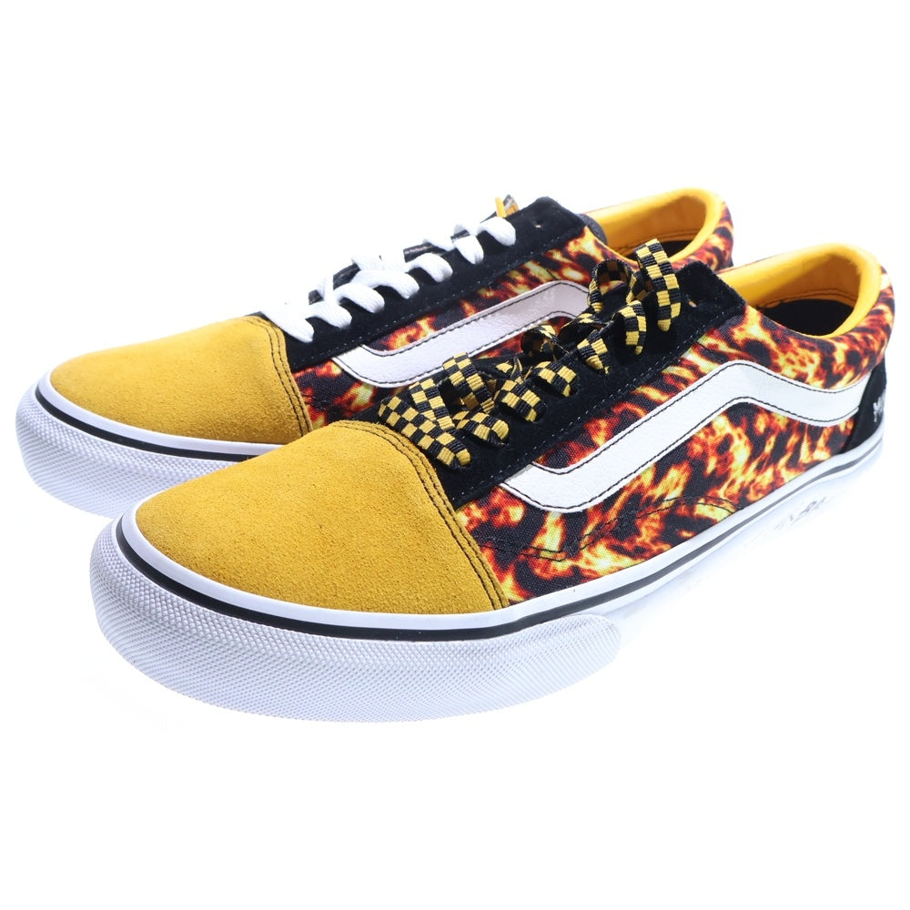 MINDSEEKER(マインドシーカー) ×VANS Yellow Fire ヴァンズ ファイアパターン ローカットスニーカー