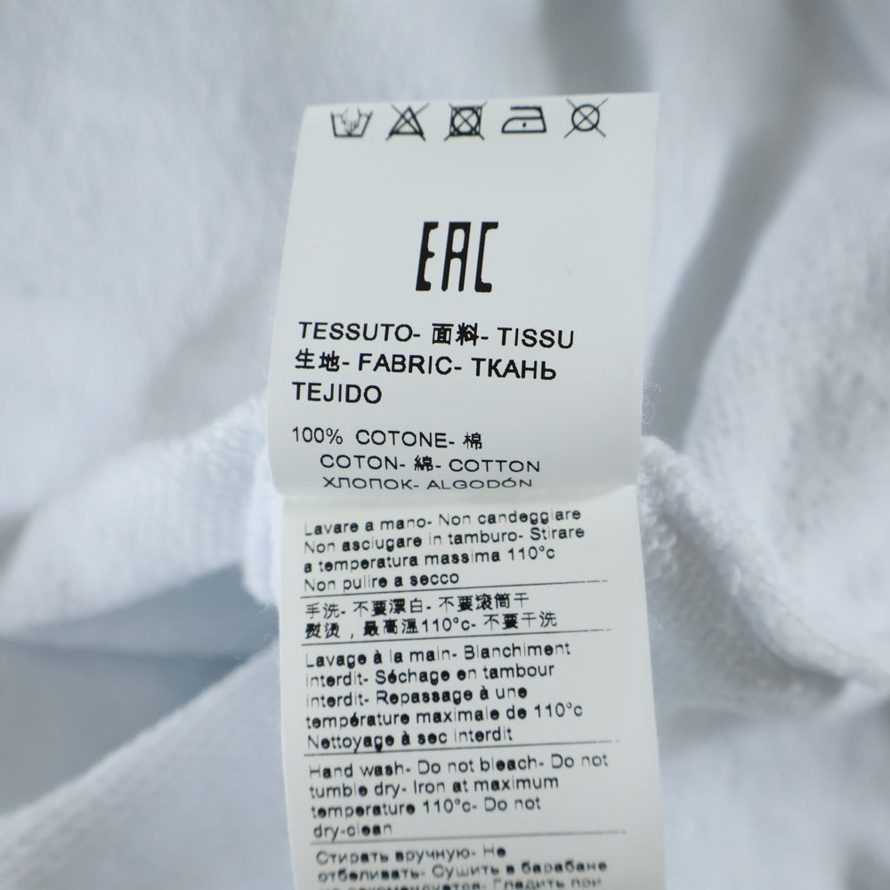 MSGM(エムエスジーエム) Sweatshirt ロゴプリント クルーネックスウェットトレーナー ホワイト 2000MM513