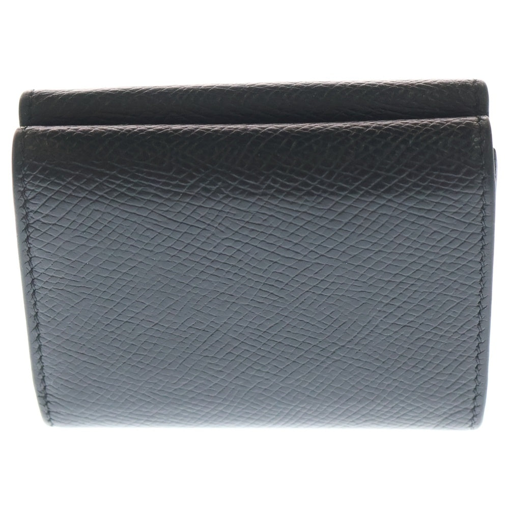 CELINE(セリーヌ) Folded Compact Wallet フォールデッド コンパクトウォレット 三つ折り財布 ブラック F-FG.1293