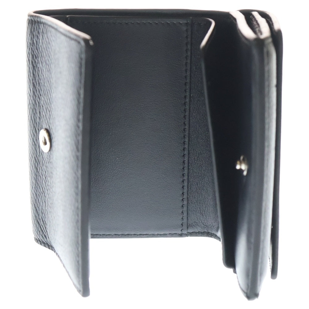 CELINE(セリーヌ) Folded Compact Wallet フォールデッド コンパクトウォレット 三つ折り財布 ブラック F-FG.1293