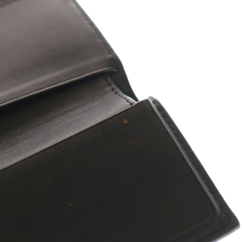CELINE(セリーヌ) Folded Compact Wallet フォールデッド コンパクトウォレット 三つ折り財布 ブラック F-FG.1293