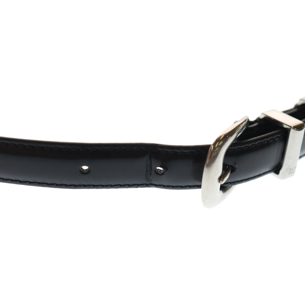 CELINE(セリーヌ) 18MM Western Belt Small トリヨンレザー ウェスタンベルト ブラック レディース