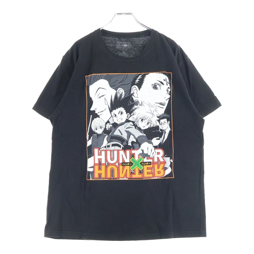 NO BRAND(ノーブランド) Hunter×Hunter ハンター×ハンター キャラクター プリンテッドTシャツ カットソー ブラック
