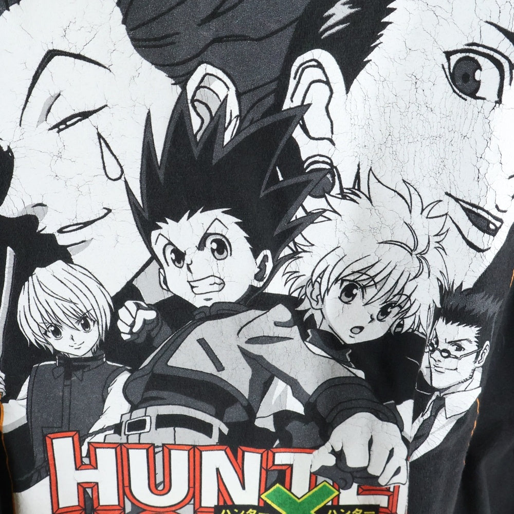 NO BRAND(ノーブランド) Hunter×Hunter ハンター×ハンター キャラクター プリンテッドTシャツ カットソー ブラック
