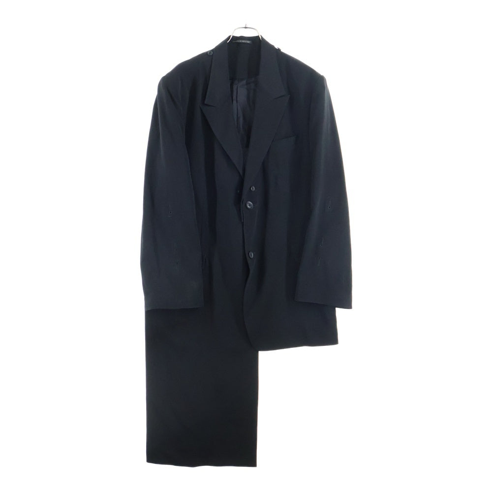 Yohji Yamamoto(ヨウジヤマモト) 25SS TA TUXEDO ATTACHABLE COLLAR JACKET TAタキシード アッタチャブル カラー ジャケット ブラック HP-J20-500