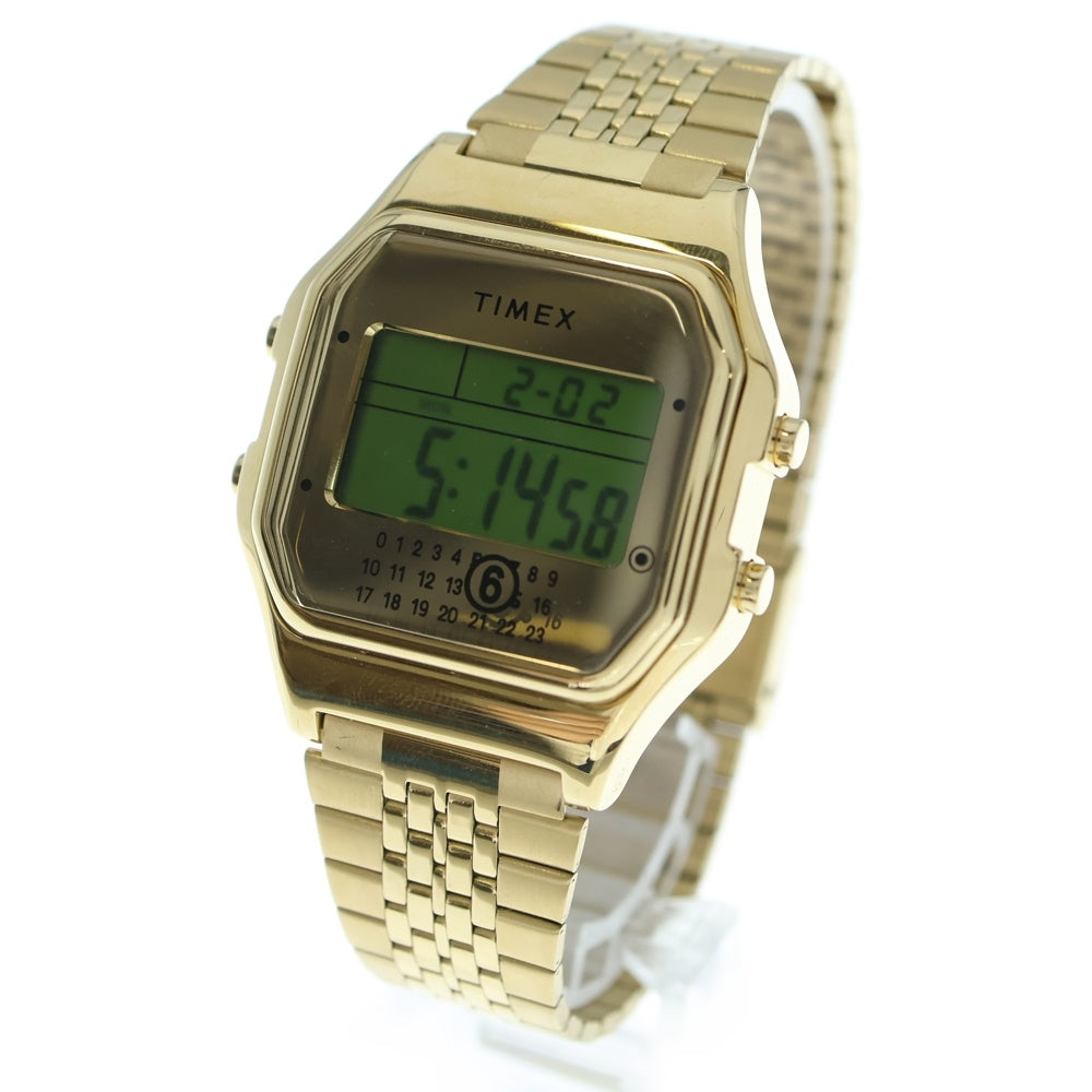 MM6 Maison Margiela(エムエムシックスメゾンマルジェラ) ×TIMEX MM6 T80 Ring Watch Gold ×タイメックス ウォッチリング ゴールド