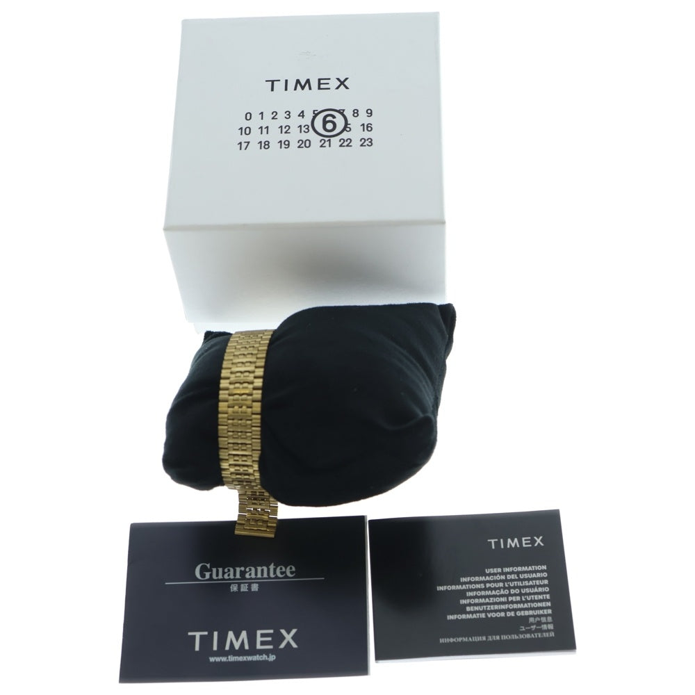 MM6 Maison Margiela(エムエムシックスメゾンマルジェラ) ×TIMEX MM6 T80 Ring Watch Gold ×タイメックス ウォッチリング ゴールド