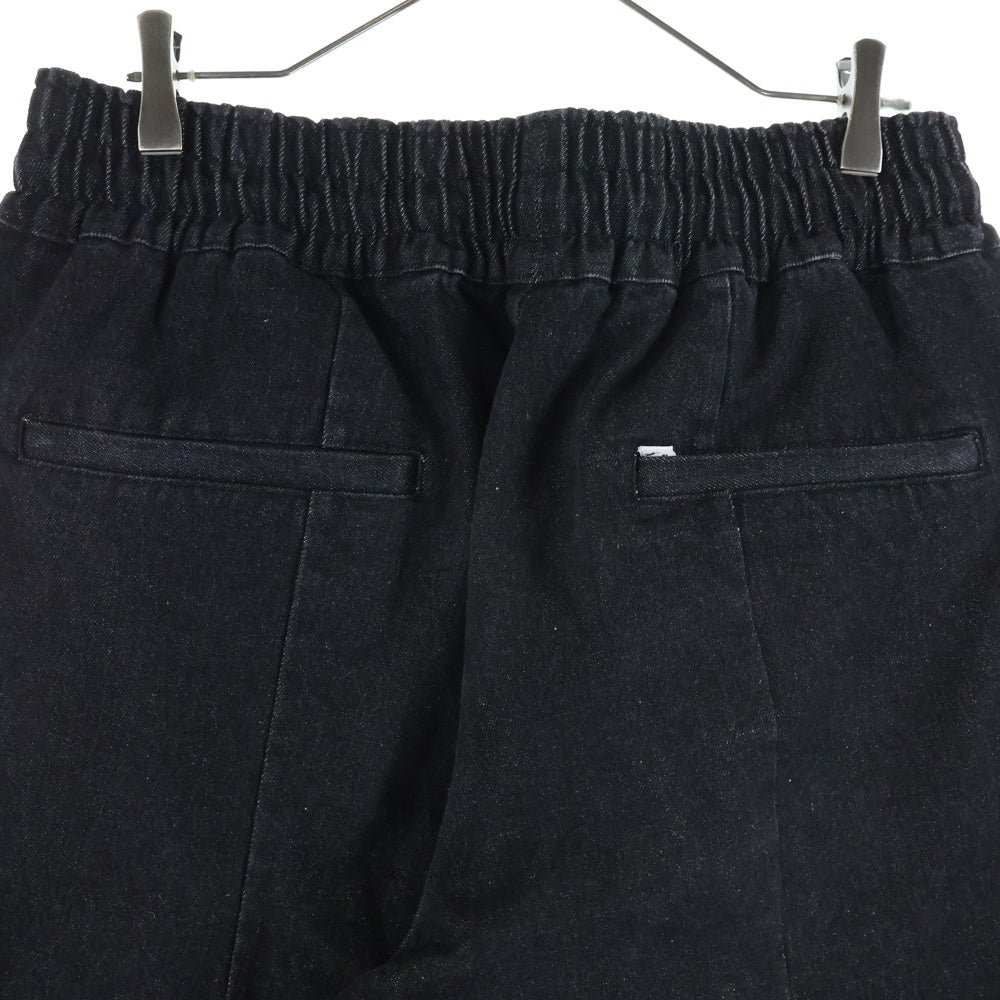SAPEur(サプール) 21AW DENIM TRACK PANTS デニムトラックパンツ ブラック