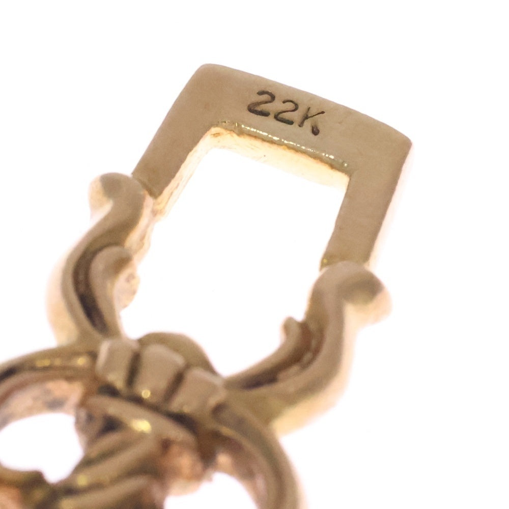 CHROME HEARTS(クロムハーツ) 22K #10 DAGGER A/DIA #10ダガー アフターPAVEダイヤ ペンダントトップ ゴールド BCA032