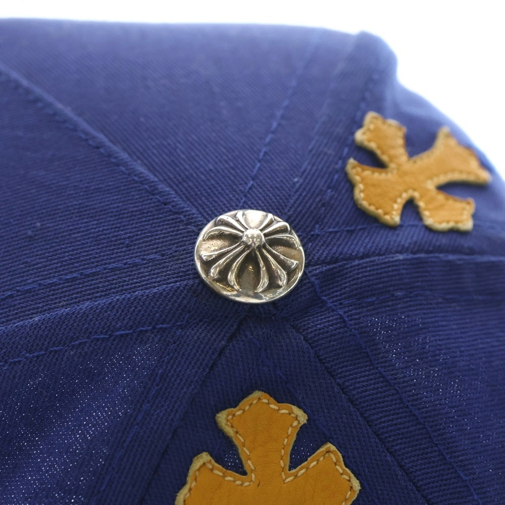 CHROME HEARTS(クロムハーツ) CH HAT TRUCKER CAP クロスパッチ トラッカーキャップ 帽子 ブルー/オレンジ
