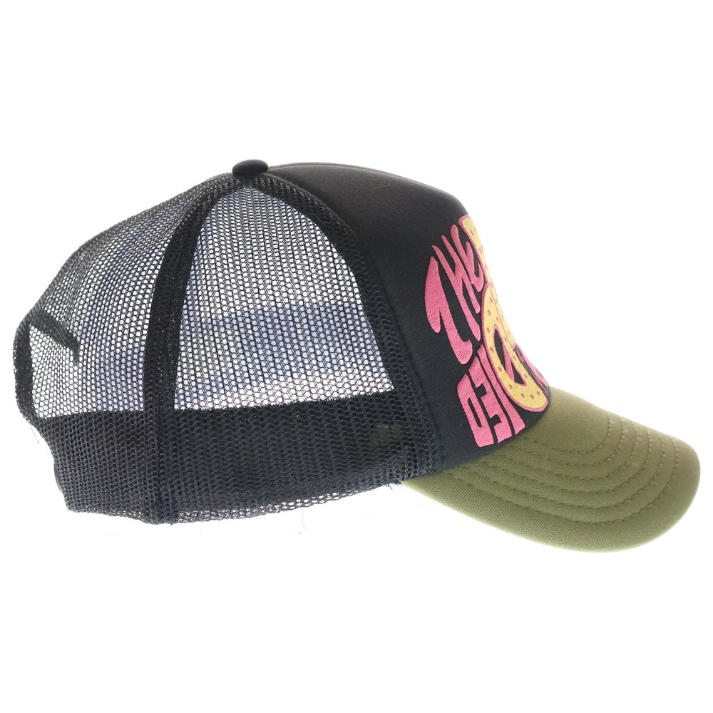 KAPITAL(キャピタル) 25SS THE DENIM DIED トラッカーメッシュキャップ 帽子 ブラック/カーキ K2506XH547