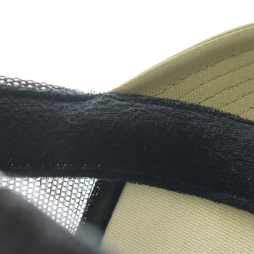 KAPITAL(キャピタル) 25SS THE DENIM DIED トラッカーメッシュキャップ 帽子 ブラック/カーキ K2506XH547