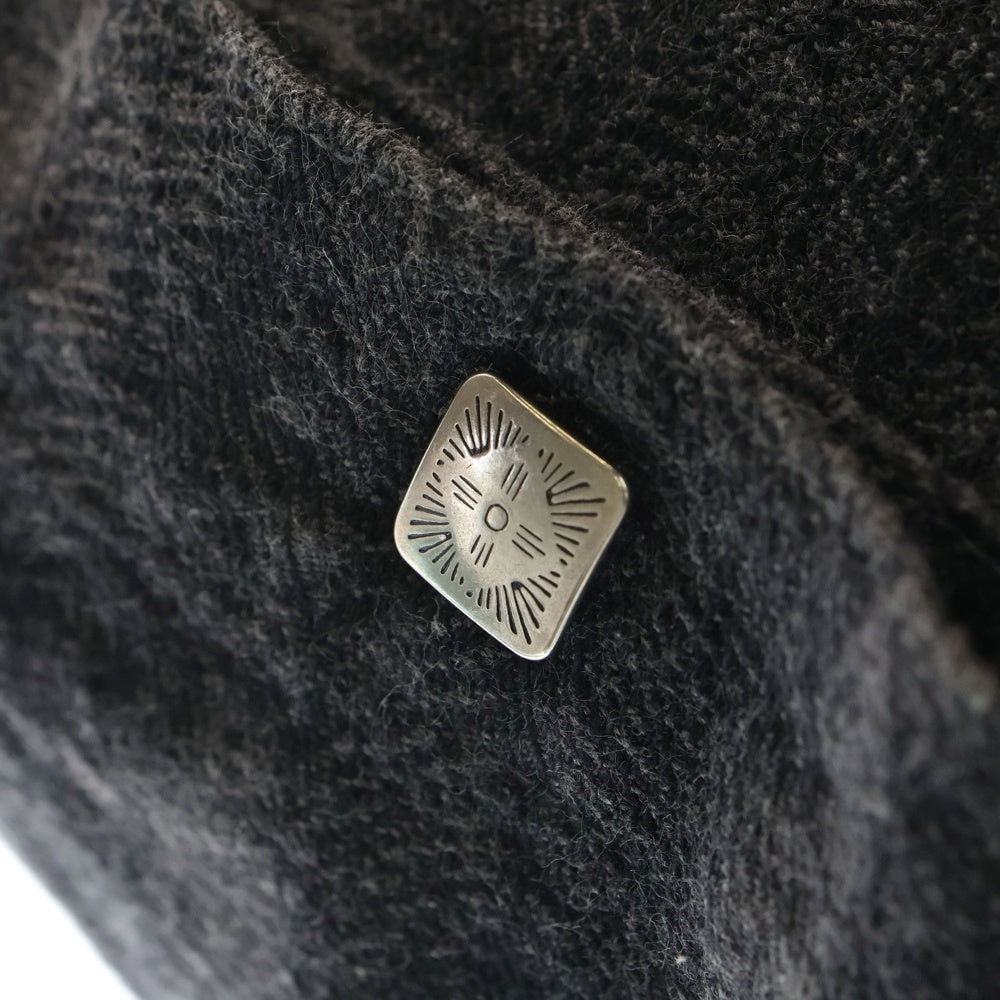 KAPITAL(キャピタル) 12oz Magpie Denim Medicine Bag 12oz マグパイ メディスン フェザー バッグ ブラック K2503XB501 レディース