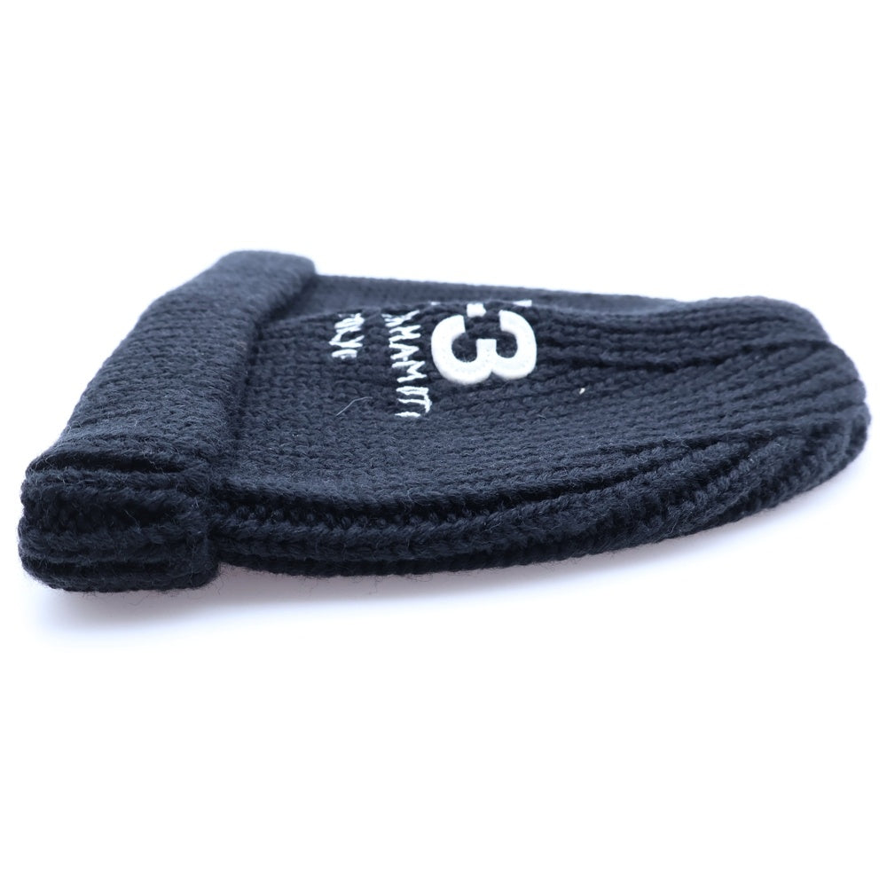 Y-3(ワイスリー) CHUNKY KNIT BEANIE チャンキー ニット ビーニー 帽子 ブラック JX8308