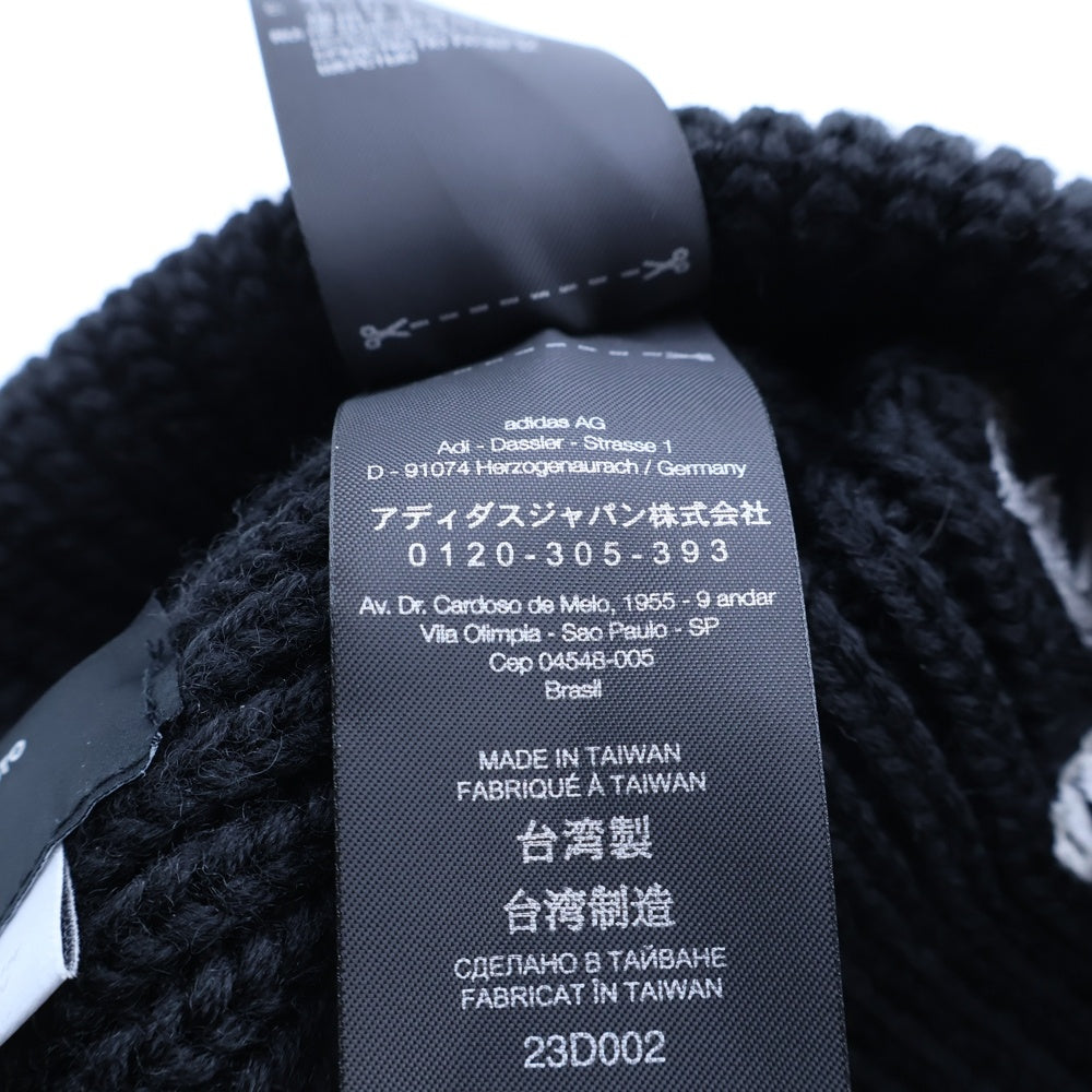 Y-3(ワイスリー) CHUNKY KNIT BEANIE チャンキー ニット ビーニー 帽子 ブラック JX8308