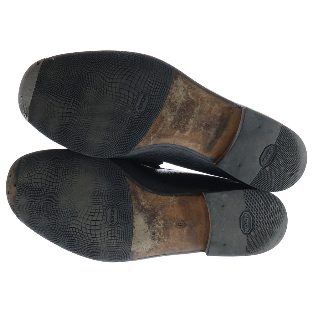 GUCCI(グッチ) ホースビット レザーローファー 革靴 シューズ ブラック