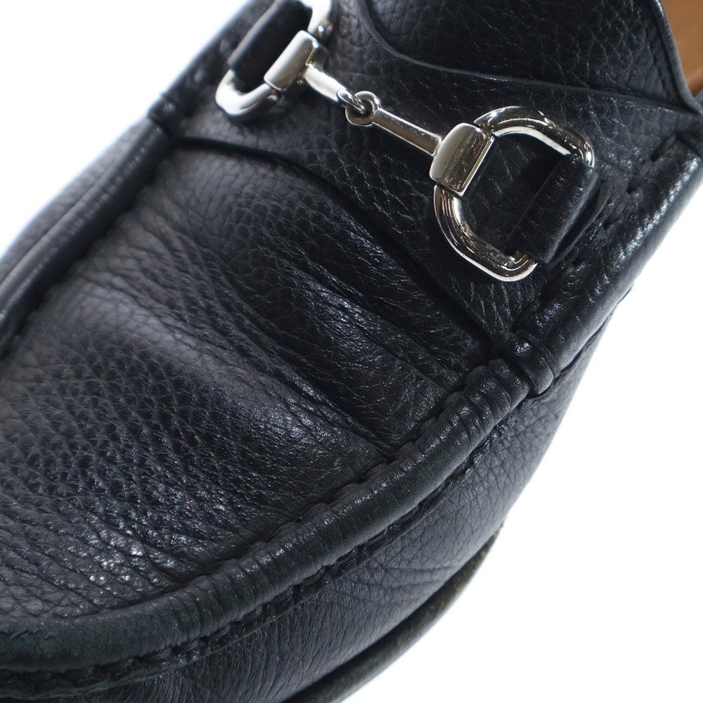 GUCCI(グッチ) ホースビット レザーローファー 革靴 シューズ ブラック