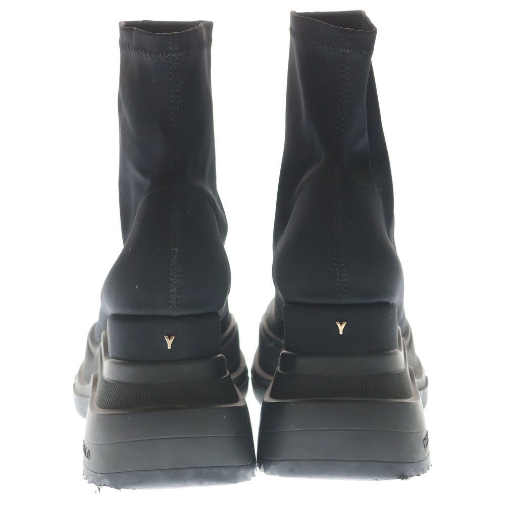 YELLO(イエロ) DOUBLE SNEAKER BOOTS ダブルスニーカーブーツ ブラック