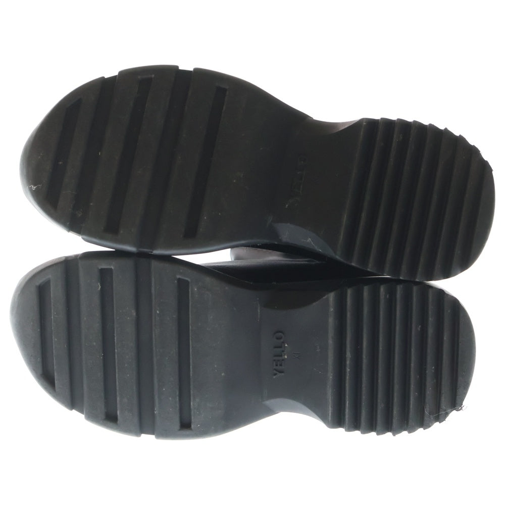 YELLO(イエロ) DOUBLE SNEAKER BOOTS ダブルスニーカーブーツ ブラック