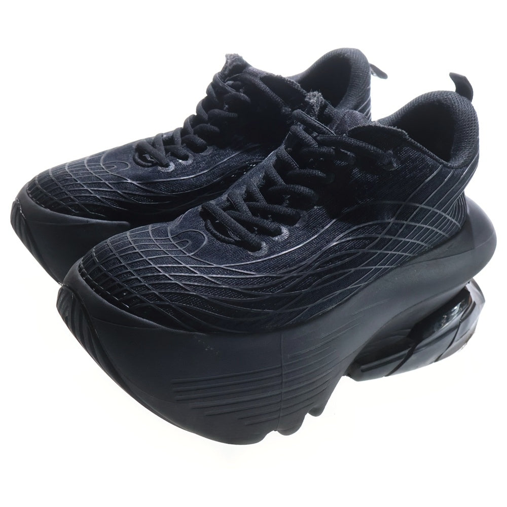 grounds(グラウンズ) JOG VISION SHADOW ジョグビジョンシャドウ ボリュームローカットスニーカー ブラック