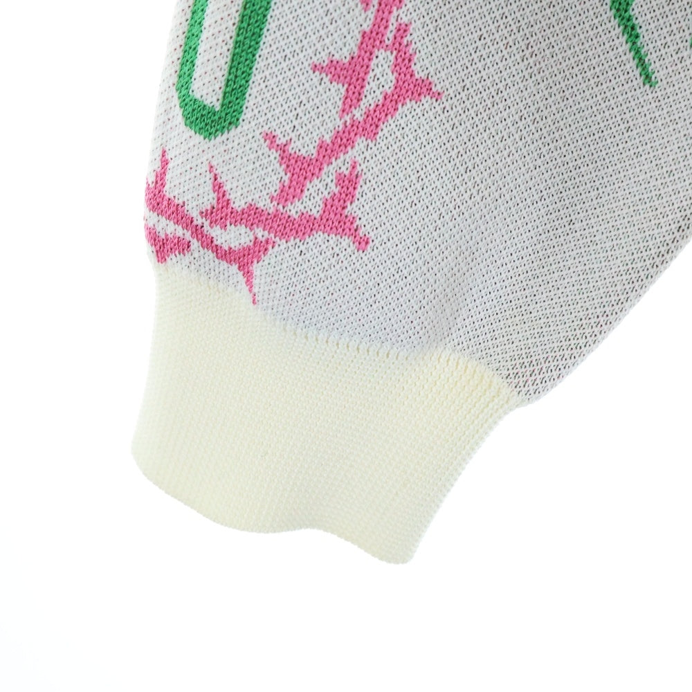 LANDLORD(ランドロード) Frazier Tattoo Knit フレイジャー タトゥー ニット ホワイト/ピンク SS20-FTK