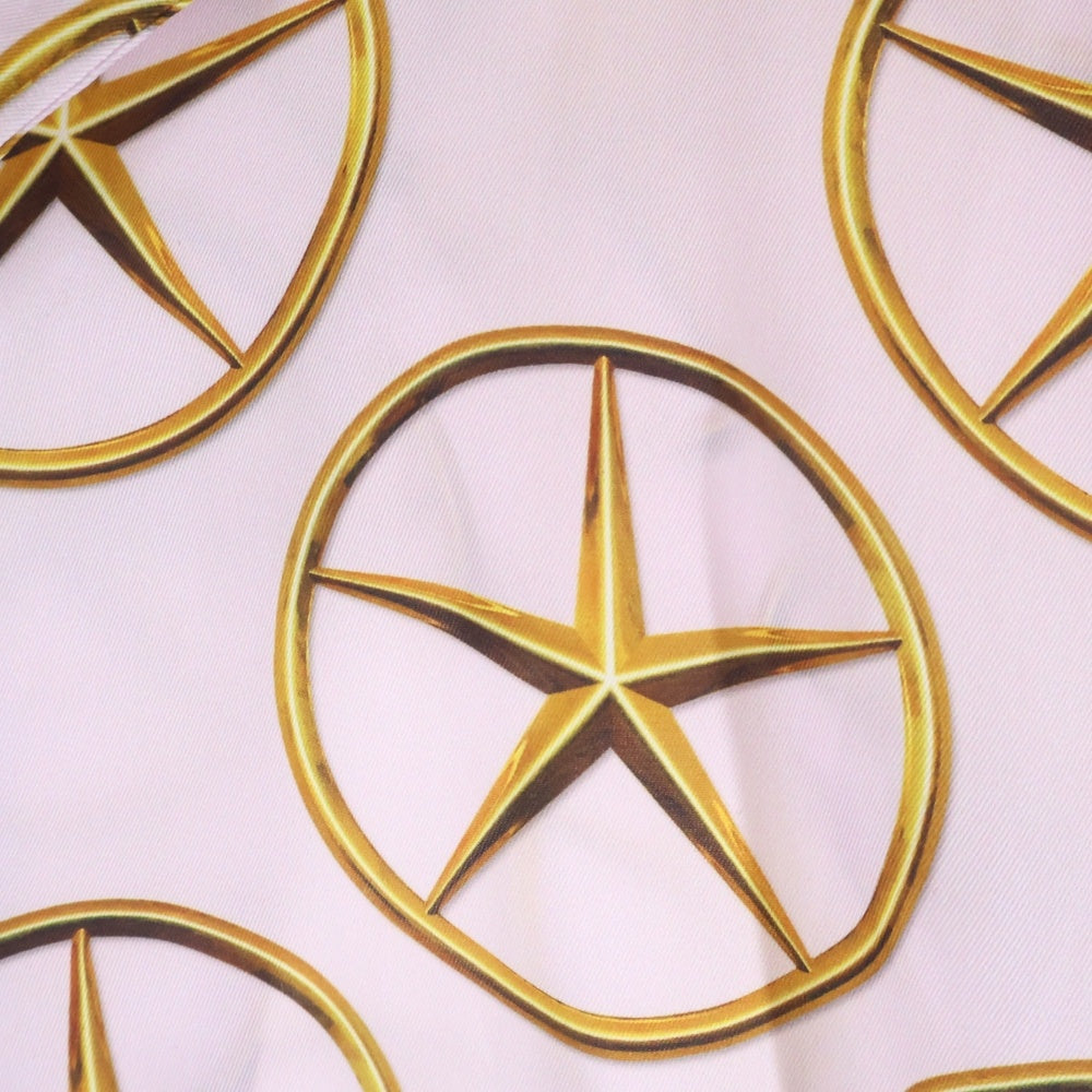 SSS WORLD CORP(トリプルエスワールドコープ) Star Medallion print Shirt スター メダリオン プリント 半袖シャツ ピンク