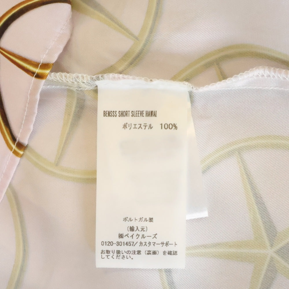 SSS WORLD CORP(トリプルエスワールドコープ) Star Medallion print Shirt スター メダリオン プリント 半袖シャツ ピンク