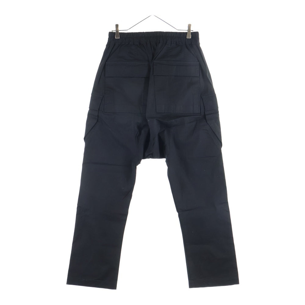 Rick Owens(リックオウエンス) 22SS LONG CARGO PANTS サルエル ロング カーゴ パンツ ブラック RU01B1379-TE