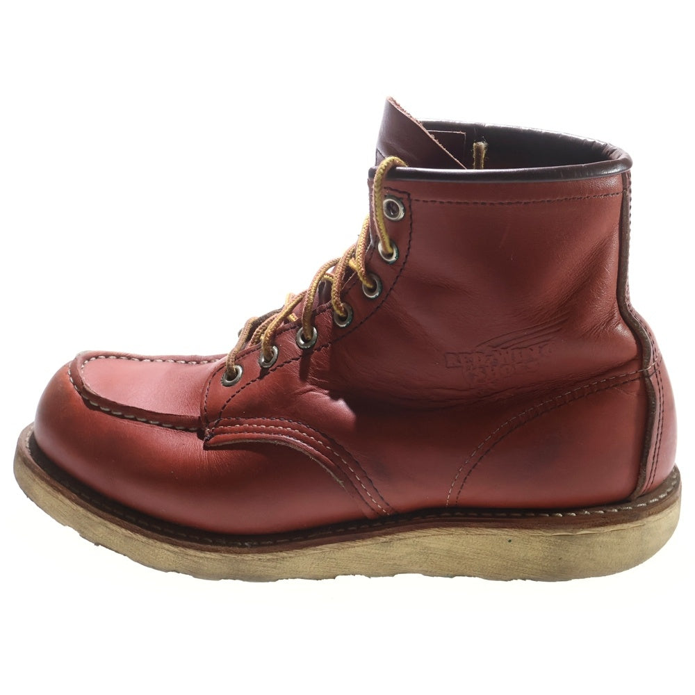 RED WING(レッド ウイング) CLASSIC MOC TOE クラシックモック レザー ショート ブーツ ワークブーツ ブラウン