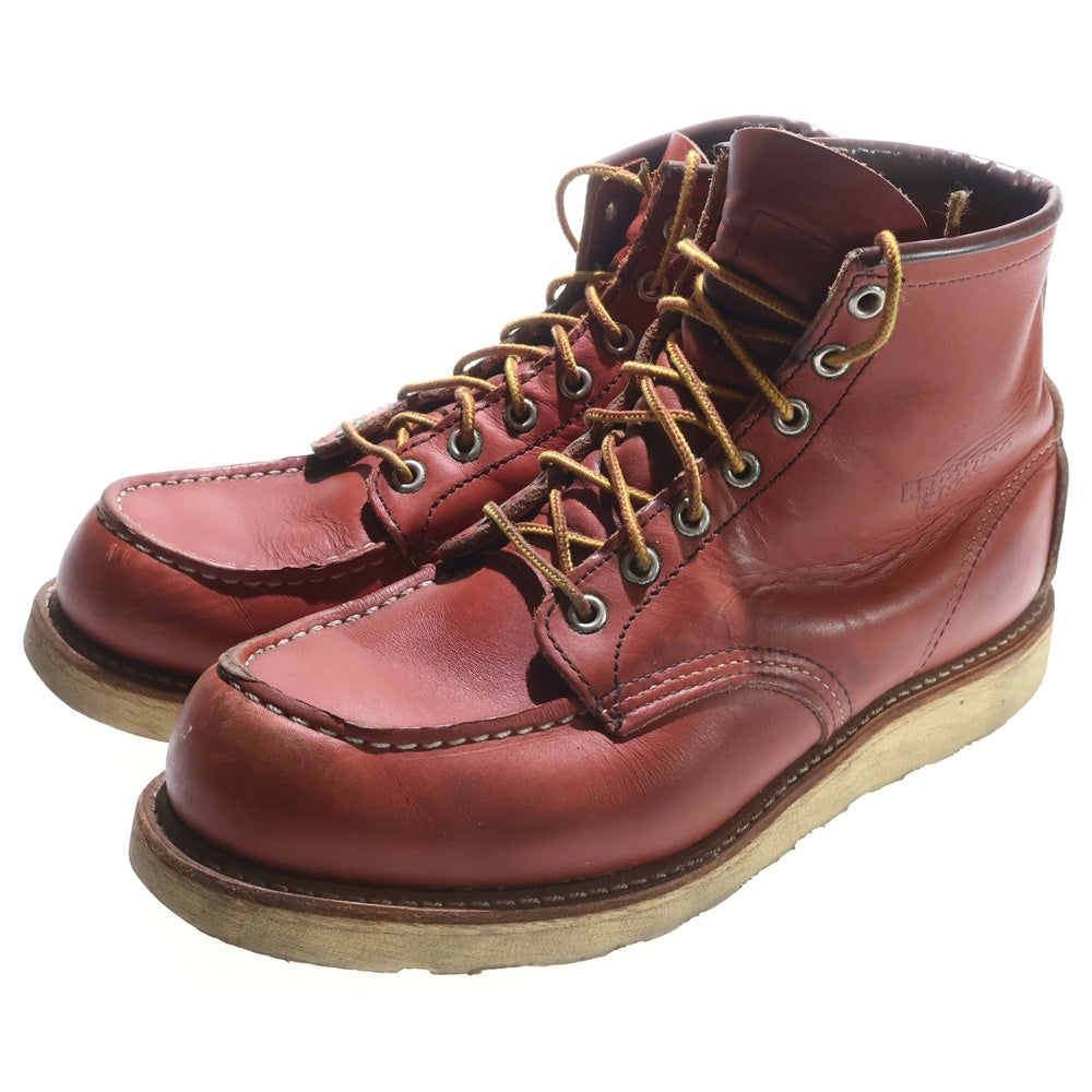 RED WING(レッド ウイング) CLASSIC MOC TOE クラシックモック レザー ショート ブーツ ワークブーツ ブラウン