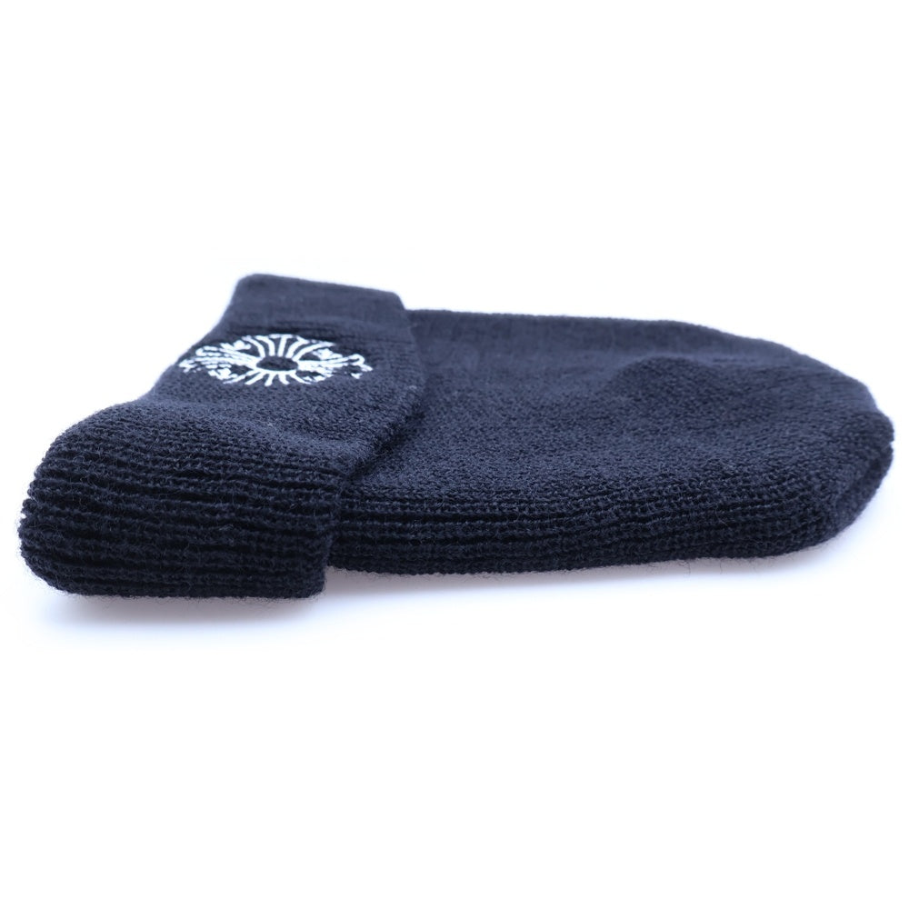 CHROME HEARTS(クロムハーツ) WOOL WATCH CAP CHプラス刺繍ウールビーニー ニットキャップ 帽子 ブラック
