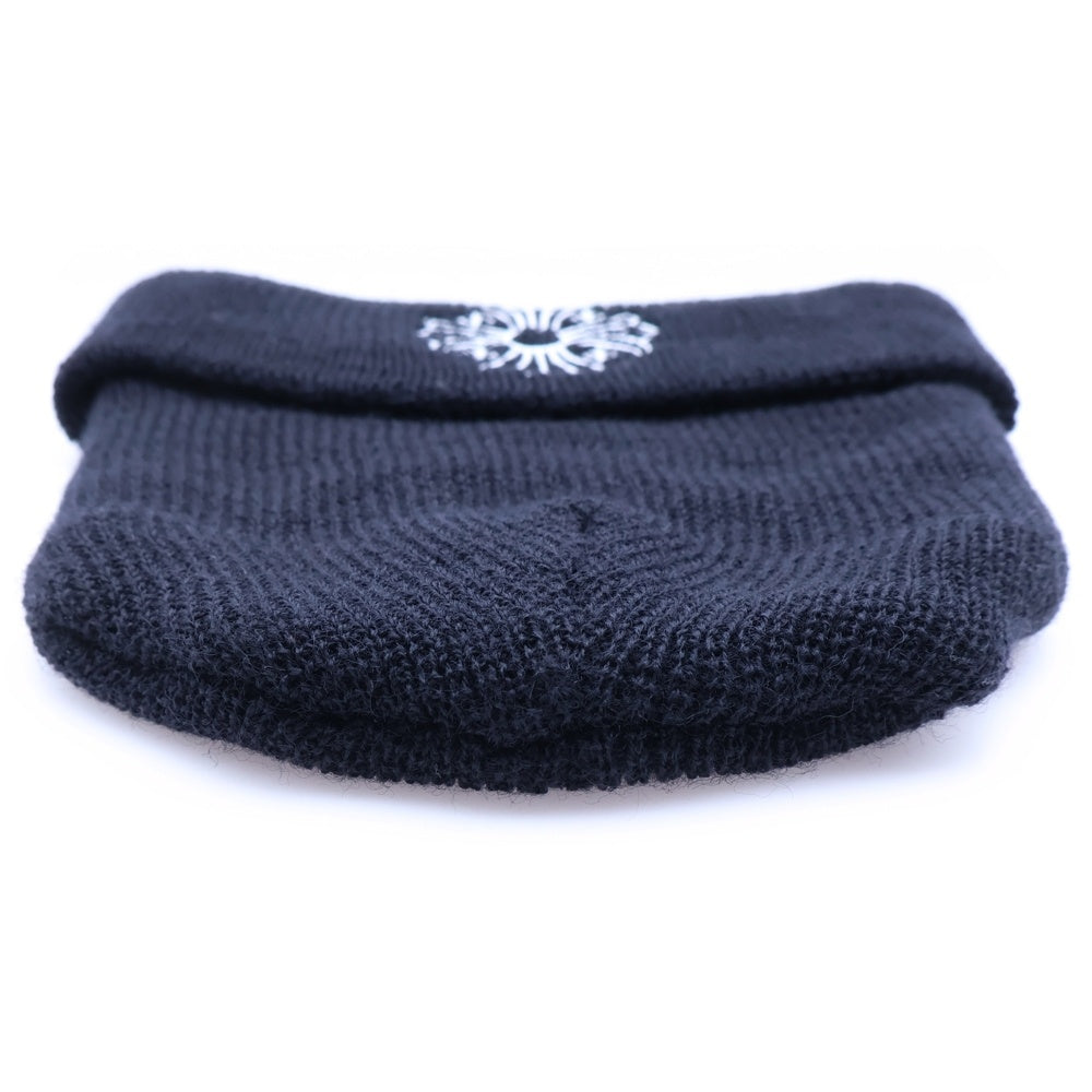 CHROME HEARTS(クロムハーツ) WOOL WATCH CAP CHプラス刺繍ウールビーニー ニットキャップ 帽子 ブラック