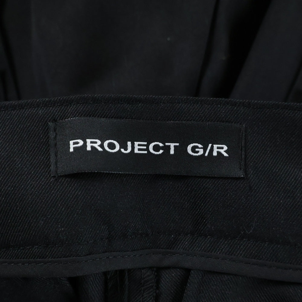 PROJECT G/R(プロジェクトジーアール) 22AW DETACHABLE CARGO SLACKS カーゴスラックス ブラック